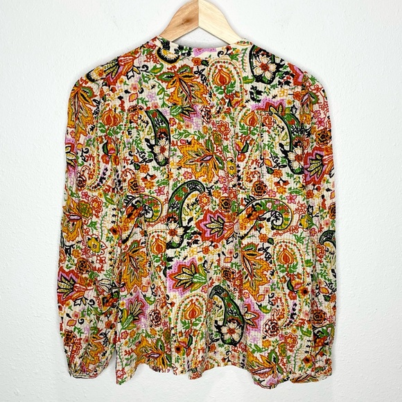 Ba&sh Bianca Blouse In Vert Small - Picture 5 of 10